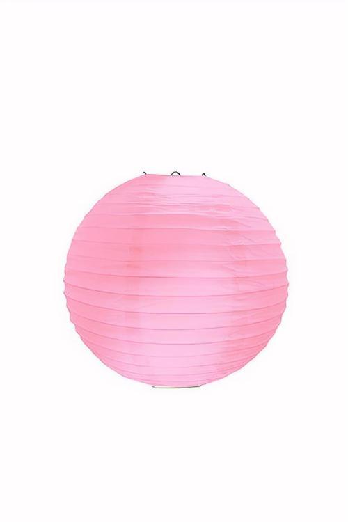 Pembe Kağıt Fener 20 cm