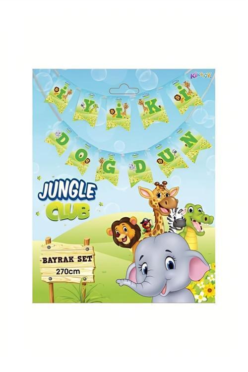 Jungle Club İyi ki Doğdun Harf Afiş
