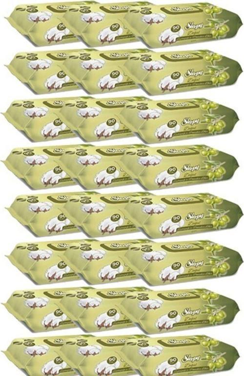 Islak Mendil Zeytinyağlı 90 Lı X 24 (toplam 2160 Adet Mendil)