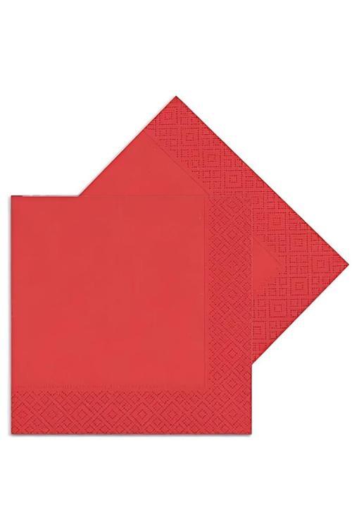 Kırmızı Peçete 33x33 20li 3 Katlı