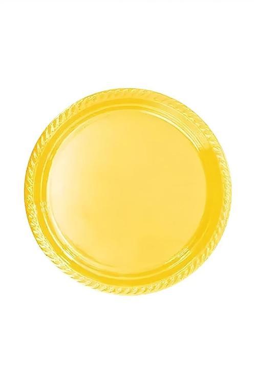 Sarı Plastik Tabak