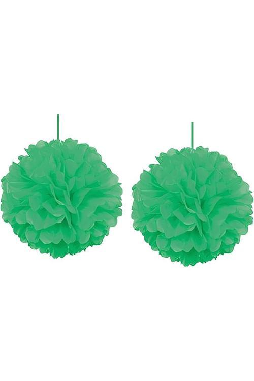 Green Decoration Puff - 2pcs