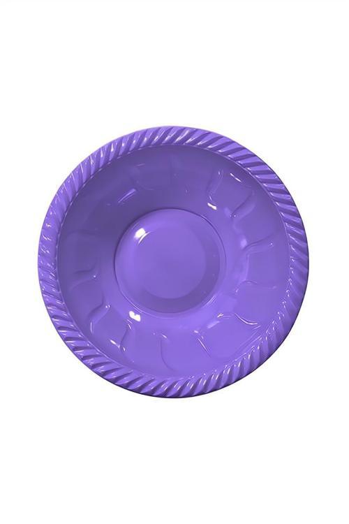 Lila Plastik Yuvarlak Kase