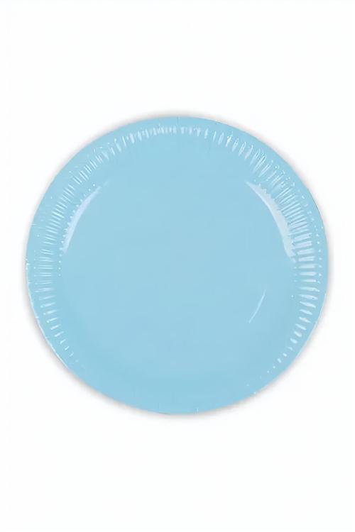 Mavi Makaron Karton Tabak 23cm
