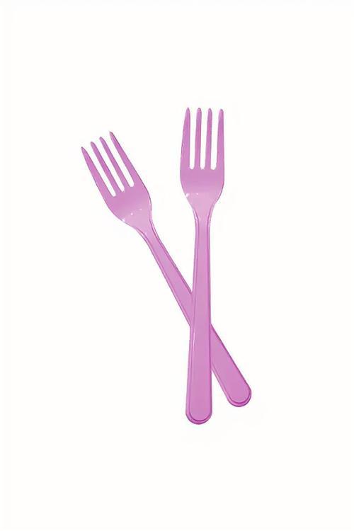 Pembe Plastik Çatal