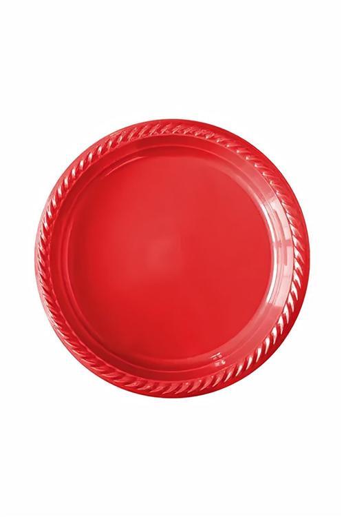Red Plastic Plates