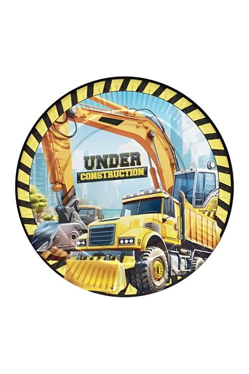 Under Construction Paper Plates