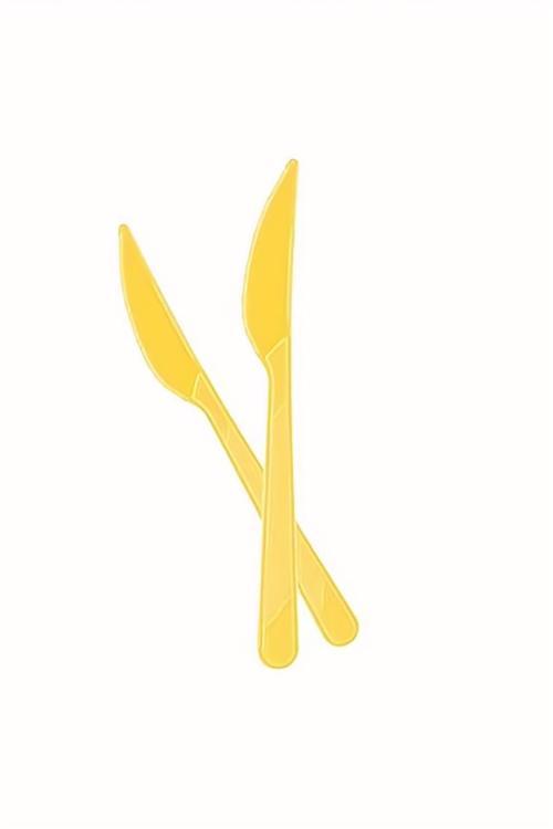 Sarı Plastik Bıçak