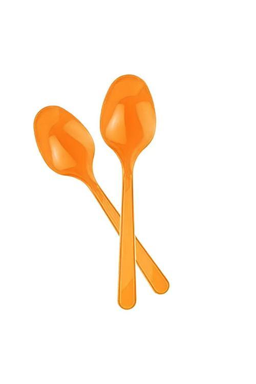 Turuncu Plastik Kaşık