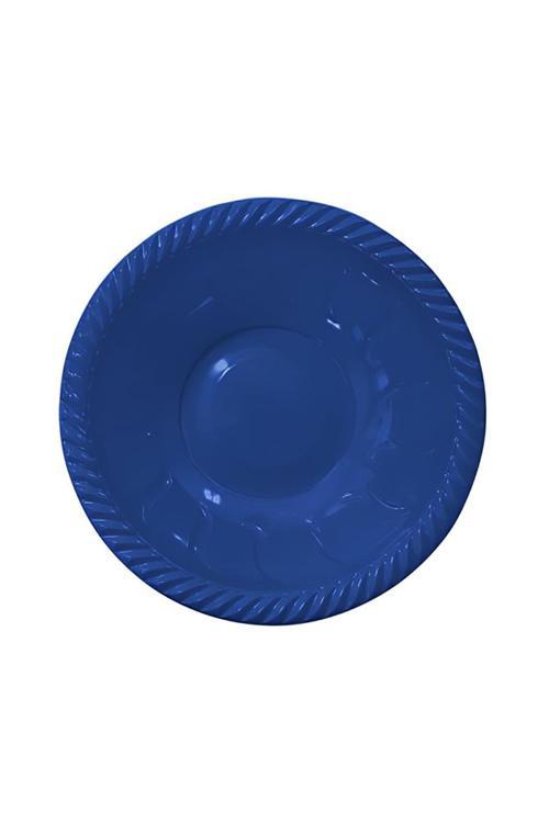 Lacivert Plastik Yuvarlak Kase