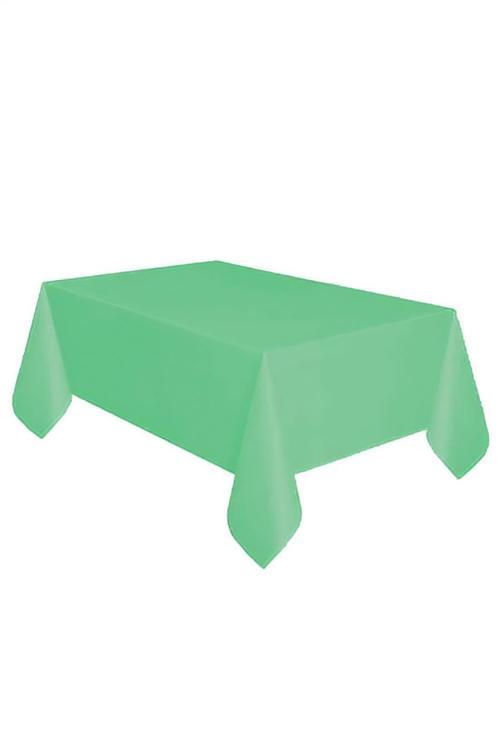 Mint Yeşili Plastik Masa Örtüsü