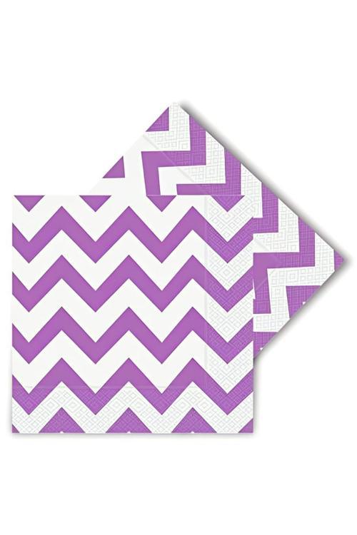 Lila Zigzag Peçete