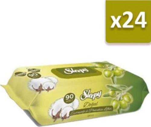 Islak Havlu Zeytinyağı 90' Lı Kapaklı X24