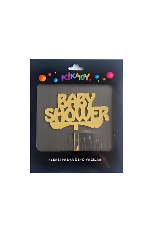 Pleksi Pasta Süsü 15cm Altın/Gümüş