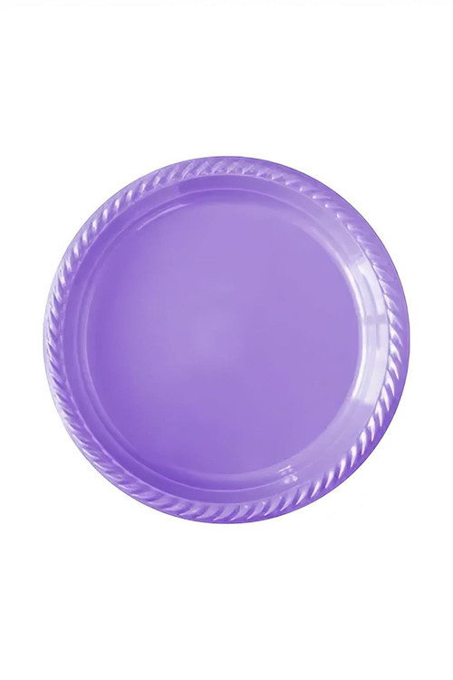 Lilac Plastic Plates