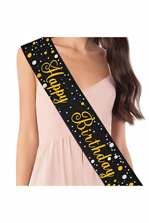 Happy Birthday Sash