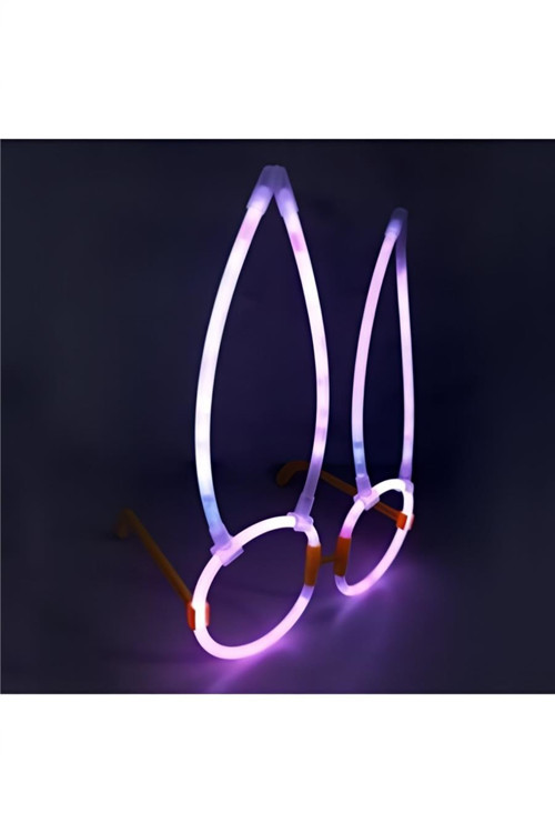 Glow Stick Party Glasses - Bunny