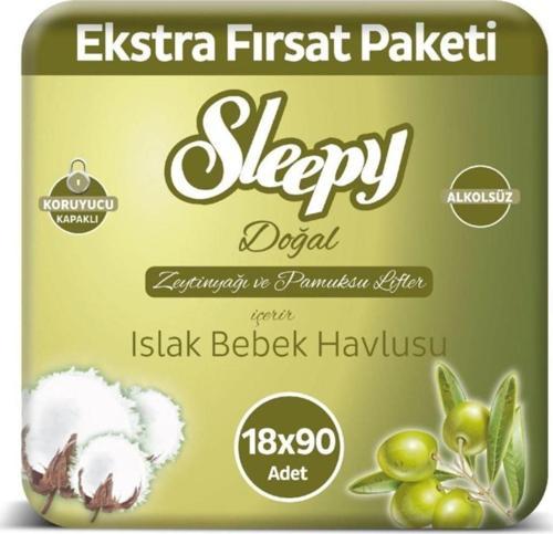 Zeytinyağlı Islak Havlu 18x90 Lı 1620 Yaprak
