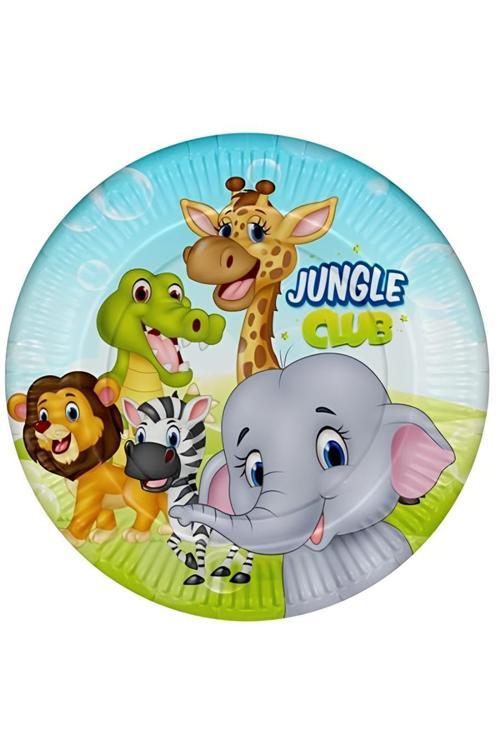 Jungle Club Paper Plates