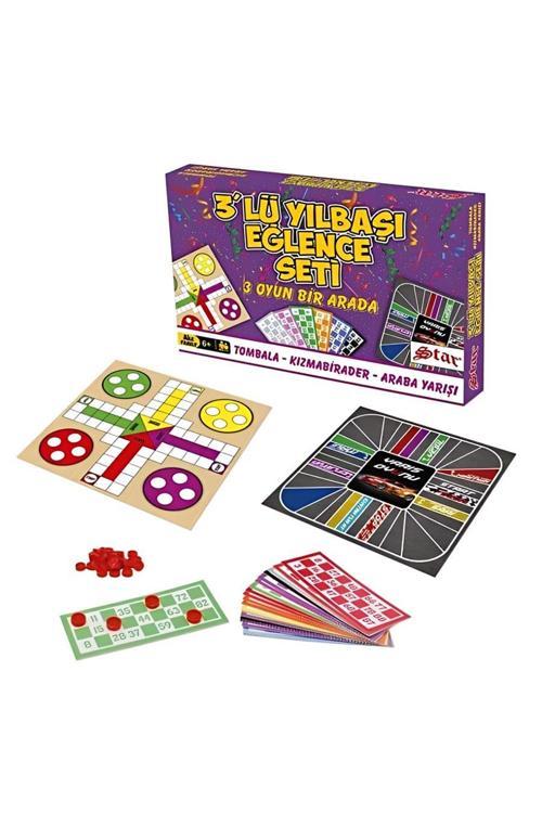 ÜÇLÜ YILBAŞI EĞLENCE SETİ