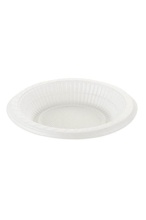 Plastik Tabak Beyaz Ekonomik 13,5cm 100lü