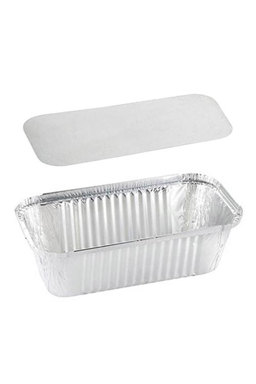 Roll-up 1000gr Dikdörtgen Derin Alüminyum Kap Ve Kapak Seti