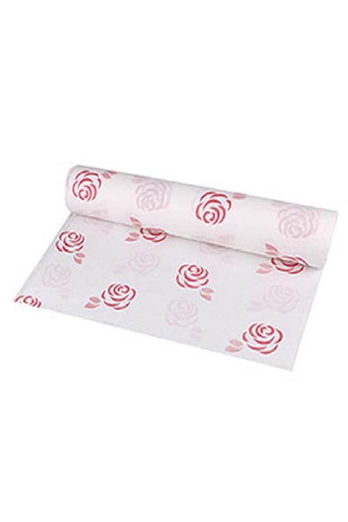 Roll-up Çiçek Desenli Rulo Kağıt Masa Örtüsü 100cmx120cm 80 Yaprak