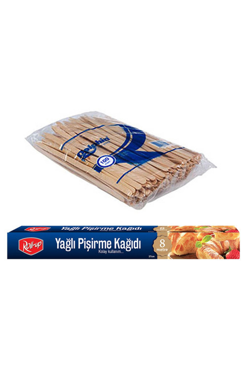 Roll-up 8 Metre Pişirme Kağıdı Ve Adana Şiş Set