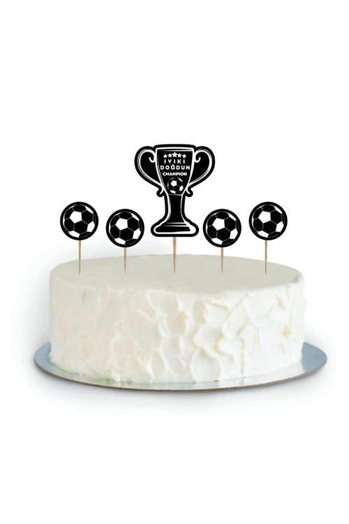 Champion Siyah Beyaz Cupcake Süsü