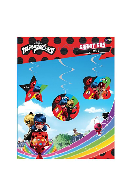Miraculous Super Heroez Paper Swirl Decoration