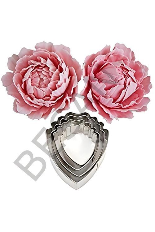 ŞAKAYIK ÇİÇEK METAL KALIP SET 4 PARÇA