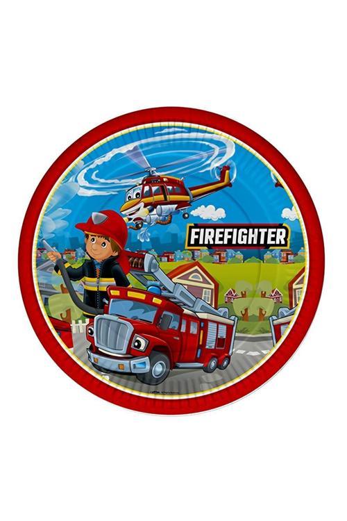 Firefighters Paper Plates