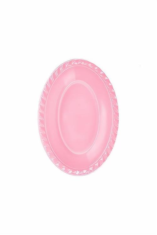 Pembe Plastik Oval Kase