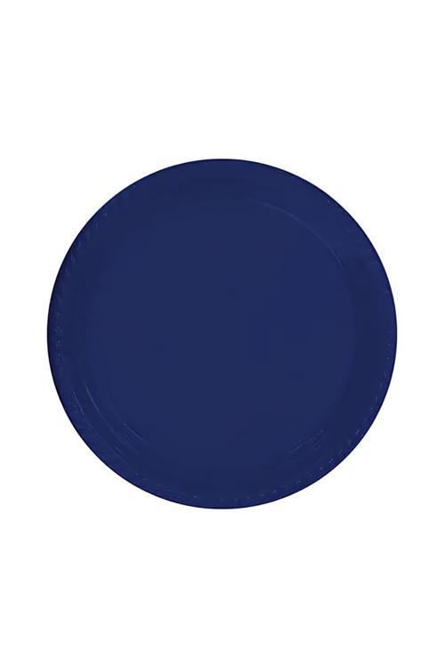 Navy Blue Plastic Plates