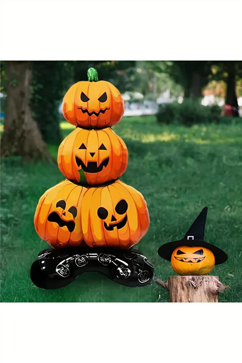 Halloween Folyo Balon -Üst Üste Balkabakları-