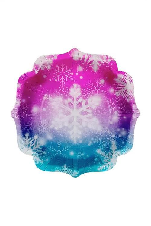 Snowflakes Karton Tabak 23cm