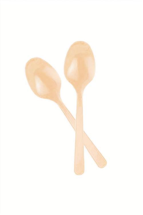 Krem Plastik Kaşık