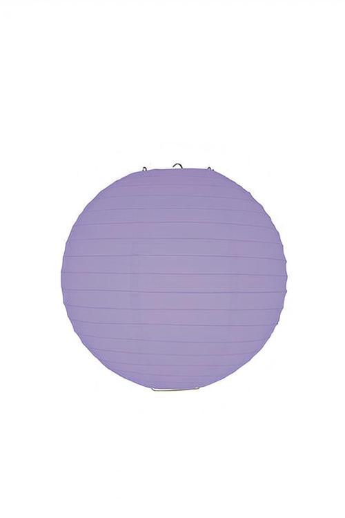 Mor Kağıt Fener 20 cm