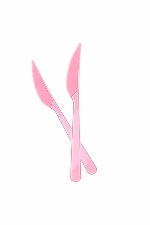 Pembe Plastik Bıçak