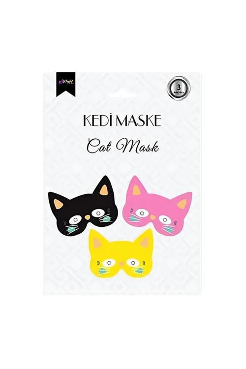 Kediler Karton Maske