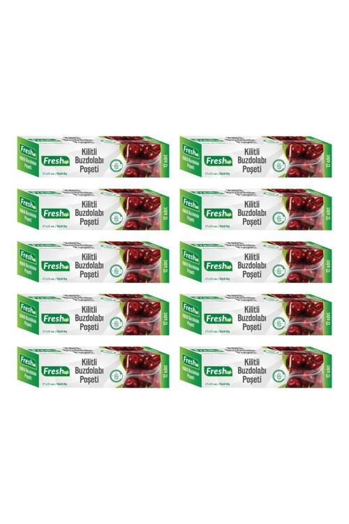 Fresh-up 17x23 Ekonomik Kilitli Buzdolabı Poşeti 120 Adet
