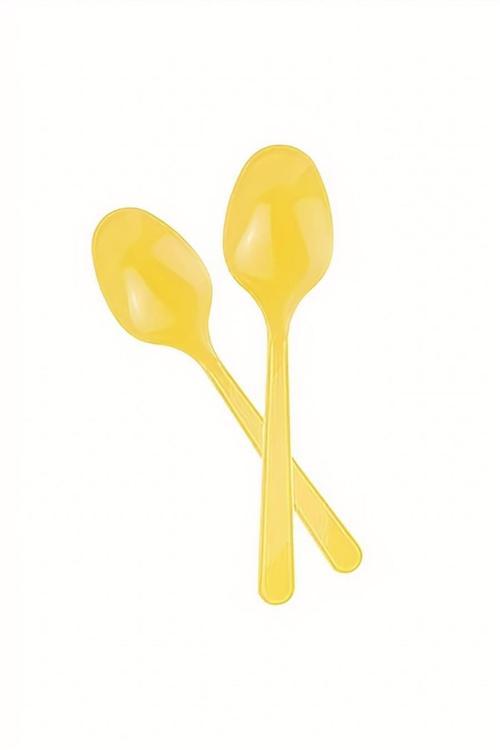 Sarı Plastik Kaşık