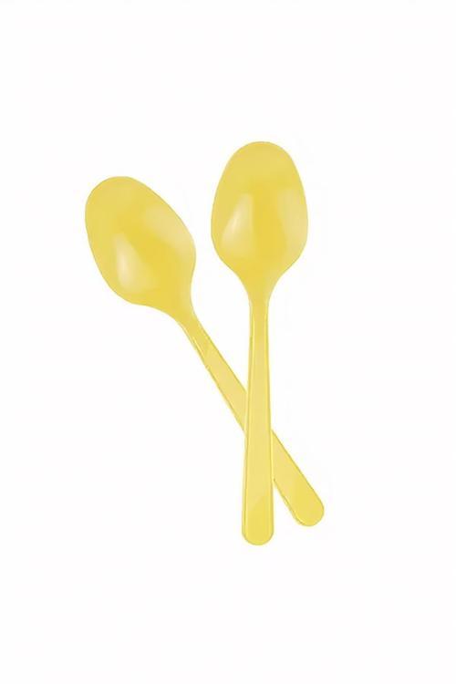 Sarı Plastik Kaşık