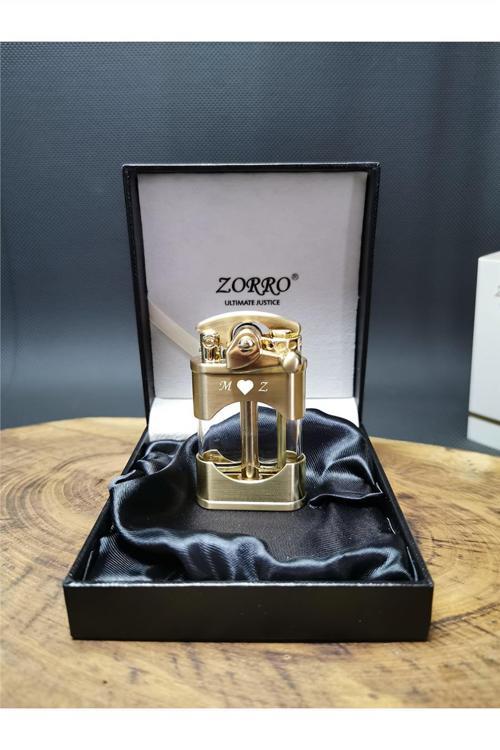 Kişiye Özel Gold Renk Benzinli Pirinç Gövde Çakmak SCK87458961
