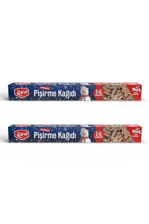 Roll-up Kış Temalı Kesilmiş Pişirme Kağıdı 37cm X 42cm 16 Yaprak 2 Adet