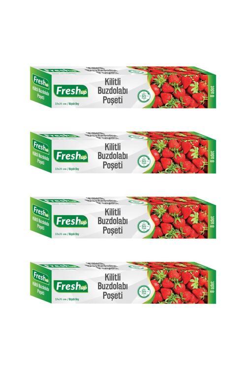 Fresh-up Kilitli Buzdolabı Poşeti Seti 23x31cm 32 Adet