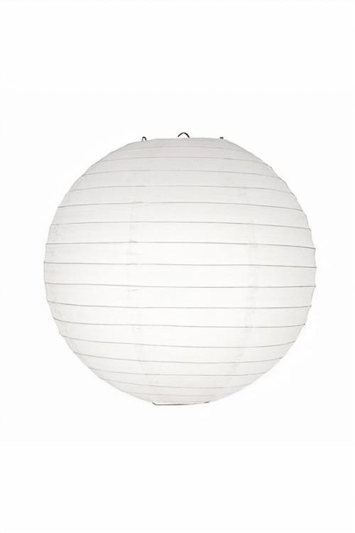White Chinese Paper Lantern 25 cm