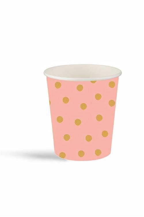 Pastel Dreams Paper Cups Salmon