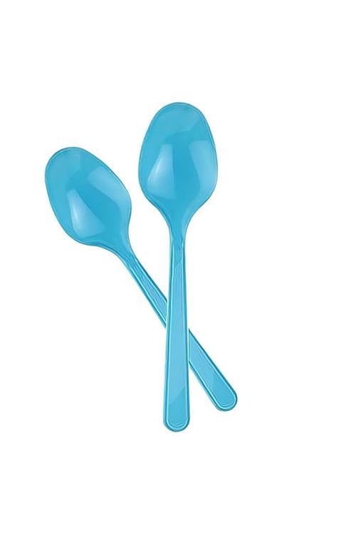 Turkuaz Plastik Kaşık