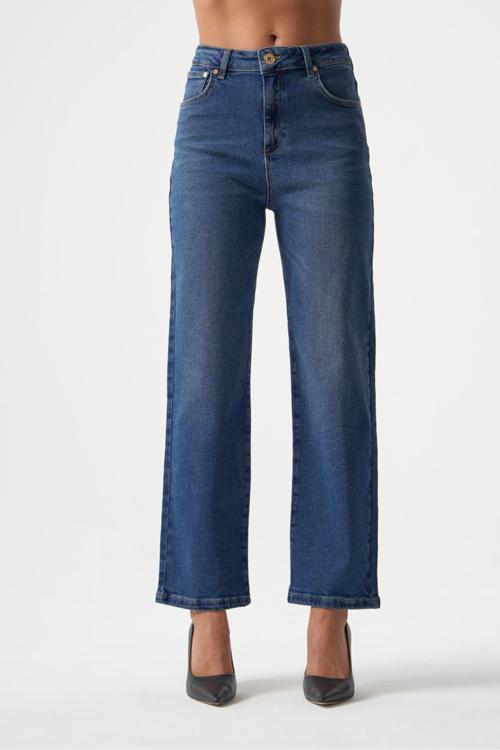 Dokuma Jean Lacivert Pantolon